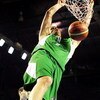 AUCKLAND, NEW ZEALAND - JULY 08:  Tautvydas Slezas of Lithuania dunks the ball during the U19 Basketball World Championships match between the United States and Lithuania at North Shore Events Centre on July 8, 2009 in Auckland, New Zealand.  (Photo by Ha