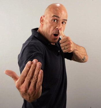 HOLLYWOOD, CA - MARCH 29:   Host of IFL Battleground Bas Rutten poses for portraits March 29, 2007 at Legends Gym in Hollywood, California.  (Photo by Mark Mainz/Getty Images for IFL) 