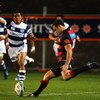 AUCKLAND, NEW ZEALAND - AUGUST 08:  Dan Carter of Canterbury kicks a conversion during the Air New Zealand Cup match between Auckland and Canterbury at Eden Park on August 8, 2009 in Auckland, New Zealand.  (Photo by Phil Walter/Getty Images)