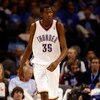 OKLAHOMA CITY - OCTOBER 29:  Kevin Durant #35 of the Oklahoma City Thunder walks up court during the game against the Milwaukee Bucks at the Ford Center on October 29, 2008 in Oklahoma City, Oklahoma. The Bucks won 98-87.  NOTE TO USER: User expressly ack