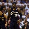 ORLANDO, FL - MAY 30:  LeBron James #23 of the Cleveland Cavaliers looks on between plays against the Orlando Magic in Game Six of the Eastern Conference Finals during the 2009 Playoffs at Amway Arena on May 30, 2009 in Orlando, Florida. NOTE TO USER: Use