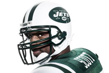 NEW YORK - APRIL 20:  (EDITORS NOTE: IMAGES HAVE BEEN DIGITALLY MANIPULATED) Bart Scott of the New York Jets poses for a portrait on April 20, 2009 in New York, New York.  (Photo by Chris McGrath/Getty Images)