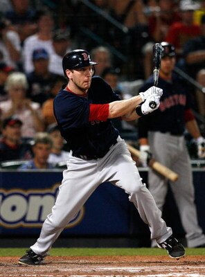 ATLANTA - JUNE 26:  Jason Bay #44 of the Boston Red Sox against the Atlanta Braves at Turner Field on June 26, 2009 in Atlanta, Georgia.  (Photo by Kevin C. Cox/Getty Images)