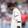 WELLINGTON, NEW ZEALAND - APRIL 05:    Rahul Dravid of India walks from the field after being caught out  during day three of the Third Test match between New Zealand and India at the Basin Reserve on April 5, 2009 in Wellington, New Zealand.  (Photo by M