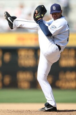 SAN DIEGO - AUGUST 05:  Trevor Hoffman #51 of the San Diego Padres pitches against the San Francisco Giants during a MLB game at Petco Park on August 5, 2007 in San Diego, California.  (Photo by Jed Jacobsohn/Getty Images)