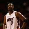 MIAMI - APRIL 27:  Dwyane Wade #3 of the Miami Heat reacts with less than a minute to play in the game against the Atlanta Hawks during Game Four of the Eastern Conference Quarterfinals of the 2009 NBA Playoffs at American Airlines Arena on April 27, 2009