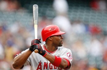 ARLINGTON, TX - JUNE 30:  Centerfielder Torii Hunter #48 of the Los Angeles Angels of Anaheim on June 30, 2009 at Rangers Ballpark in Arlington, Texas.  (Photo by Ronald Martinez/Getty Images)