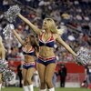 HOUSTON, TX - FEBRUARY 1:  New England Patriot cheerleaders head toward the stadium prior to the start of Super Bowl XXXVIII between the New England Patriots and the Carolina Panthers at Reliant Stadium on February 1, 2004 in Houston, Texas. (Photo by Don