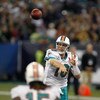 TORONTO, ON - DECEMBER 07: Chad Pennington #10 of the Miami Dolphins throws a pass to Davone Bess against the Buffalo Bills  on December 7, 2008  at Rogers Centre in Toronto, Ontario, Canada.  (Photo by Rick Stewart/Getty Images)