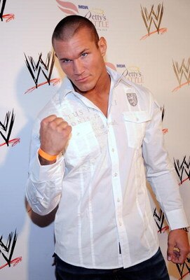HOLLYWOOD - AUGUST 21:  Wrestler Randy Orton arrives at the WWE's SummerSlam Kickoff Party at H-Wood Club on August 21, 2009 in Hollywood, California.  (Photo by Frazer Harrison/Getty Images)