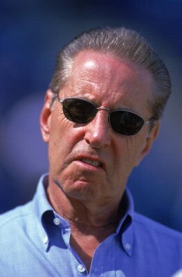 4 Mar 2000: Owner Fred Wilpon of the New York Mets looks on during the Spring Training Game against the Los Angeles Dodgers in Port St. Lucie, Florida. The Mets defeated the Dodgers 7-3.