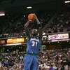 SACRAMENTO, CA - NOVEMBER 6:  Kevin Garnett #21 of the Minnesota Timberwolves shoots a jump shot during a game against the Sacramento Kings at Arco Arena on November 6, 2006 in Sacramento, California.  The Kings won 93-81.  NOTE TO USER: User expressly ac