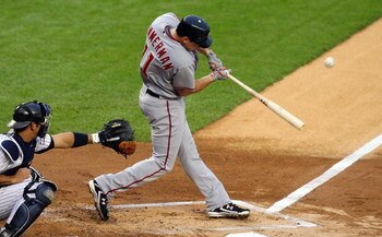 NEW YORK - JUNE 17:  Ryan Zimmerman #11 of the Washington Nationals bats against the New York Yankees on June 17, 2009 at Yankee Stadium in the Bronx borough of New York City.  (Photo by Jim McIsaac/Getty Images)