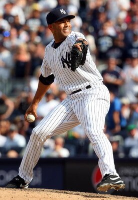 NEW YORK - JULY 19:  Mariano Rivera #42 of the New York Yankees pitches against the Detroit Tigers on July 19, 2009 at Yankee Stadium in the Bronx borough of New York City. The Yankees defeated the Tigers 2-1.  (Photo by Jim McIsaac/Getty Images)