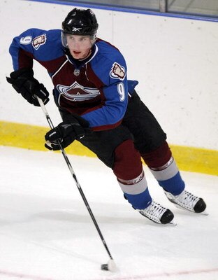 MISSISSAUGA, CANADA - AUGUST 26:  Matt Duchene #9 of the Colorado Avalanche skates during the Upper Deck NHL Rookie Debut at the Hershey Centre August 26, 2009 in Mississauga, Ontario, Canada.  (Photo By Dave Sandford/Getty Images)