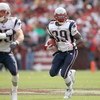 SAN FRANCISCO - OCTOBER 5:  Laurence Maroney #39 of the New England Patriots carries the ball during the game against the San Francisco 49ers on October 5, 2008 at Candlestick Park in San Francisco, California. (Photo by Jed Jacobsohn/Getty Images)