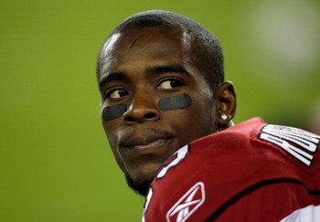 GLENDALE, AZ - NOVEMBER 10:  Dominique Rodgers-Cromartie #29 of the Arizona Cardinals during warms up against the San Francisco 49ers before the game at University of Phoenix Stadium on November, 10 2008 in Glendale, Arizona.  (Photo by Harry How/Getty Im