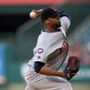 ANAHEIM, CA - JULY 24:   Francisco Liriano #47 of the Minnesota Twins throws a pitch against the Los Angeles Angels of Anaheim on July 24, 2009 at Angel Stadium in Anaheim, California.  (Photo by Stephen Dunn/Getty Images)