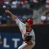NEW YORK - AUGUST 23:  Brad Lidge #54 of the Philadelphia Phillies in action against The New York Metsduring their game on August 23, 2009 at Citi Field in the Flushing neighborhood of the Queens borough of New York City.  (Photo by Al Bello/Getty Images)