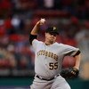 ST. LOUIS - APRIL 6:  Matt Capps #55 of the Pittsburgh Pirates pitches against the St. Louis Cardinals during Opening Day on April 6, 2009 at Busch Stadium in St. Louis, Missouri.  The Pirates beat the Cardinals 6-4. (Photo by Dilip Vishwanat/Getty Images