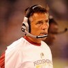BALTIMORE, MD - AUGUST 13:  Jim Zorn, head coach  of the Washington Redskins, during a NFL preseason football game against the Baltimore Ravens on August 13, 2009 at M & T Bank Stadium in Baltimore, Maryland.   (Photo by Mitchell Layton/Getty Images)