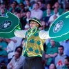 BOSTON - MAY 20:  The Boston Celtics mascots 'Lucky' performs before taking on the Detroit Pistons during Game One of the 2008 NBA Eastern Conference finals at the TD Banknorth Garden on May 20, 2008 in Boston, Massachusetts. NOTE TO USER: User expressly 