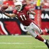 GLENDALE, AZ - SEPTEMBER 13:  Wide receiver Larry Fitzgerald #11 of the Arizona Cardinals is unable to catch a pass during the NFL game against the San Francisco 49ers at the Universtity of Phoenix Stadium on September 13, 2009 in Glendale, Arizona. The 4