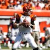 CINCINNATI, OH - SEPTEMBER 13:  Quarterback Carson Palmer #9 of the Cincinnati Bengals drops back to pass the football against the Denver Broncos at Paul Brown Stadium on September 13, 2009 in Cincinnati, Ohio. The Broncos defeated the Bengals 12-7. (Phot