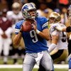 NEW ORLEANS - SEPTEMBER 13:  Quarterback Matthew Stafford #9 of the Detroit Lions throws the ball against the New Orleans Saints at the Louisiana Superdome on September 13, 2009 in New Orleans, Louisiana. The Saints defeated the Lions 45-27.   (Photo by C