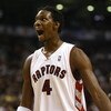TORONTO - OCTOBER 31:  Chris Bosh #4 of the Toronto Raptors reacts to a call by the official as they play against the Philadelphia 76ers at the Air Canada Centre on October 31, 2007 in Toronto, Ontario, Canada. NOTE TO USER: User expressly acknowledges an