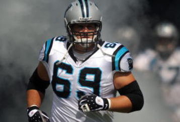 Just like the Bucs, Jordan Gross and the Panthers are having problems blocking too.